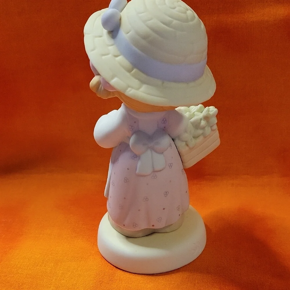 Precious Moments Figurine Take Thyme For Yourself Herbs Hat - Picture 4 of 5